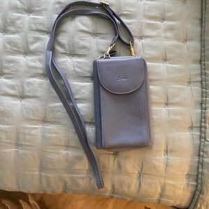 Light Blue Crossbody Wallet like new
